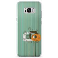 Samsung Galaxy S8 Kılıf Soyut Bahar Arka Kapak Koruma Desenli Full Koruyucu