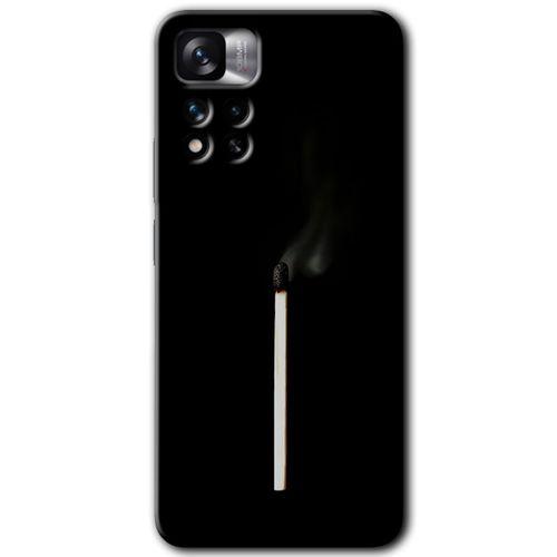Potkal Hediye Fabrikası Xiaomi Redmi Note 11 Pro Plus 5G Kılıf HD Desen Baskılı Arka Kapak - Sönmüş Kibrit