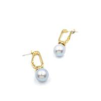 İncili Küpe - Mavi