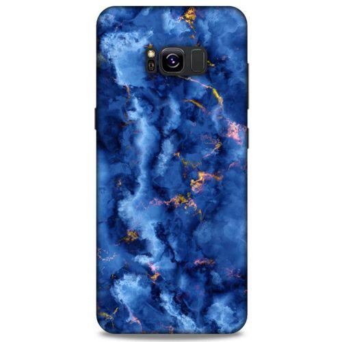 Samsung Galaxy S8 Plus Uyumlu Kılıf Mavi Delisi (7) Telefon Kılıfı Mermer