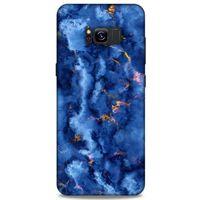 Samsung Galaxy S8 Plus Uyumlu Kılıf Mavi Delisi (7) Telefon Kılıfı Mermer