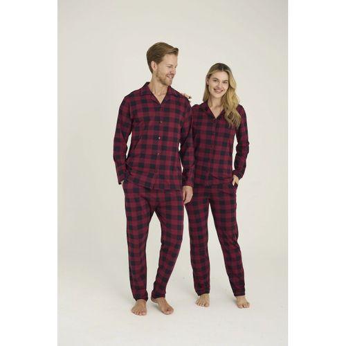 9209-k Kadın Apaj Yaka Pijama Takım