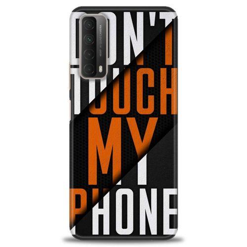 Huawei P Smart 2021 Kılıf HD Baskılı Kılıf - Dont Touch + Tam Ekran Koruyucu