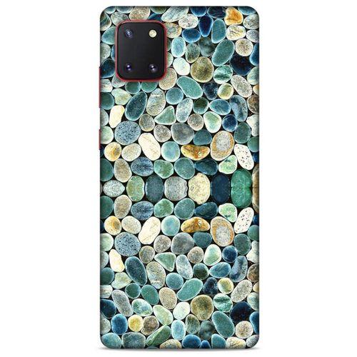 Samsung Galaxy Note 10 Lite Kılıf Baskılı Özel Seri Taşlı (48) Bumper Kılıf