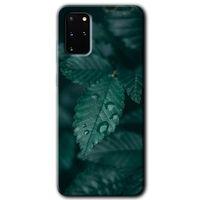 Potkal Hediye Fabrikası Samsung Galaxy S20 Plus Kılıf HD Desen Baskılı Arka Kapak - Yağmurlu Yaprak