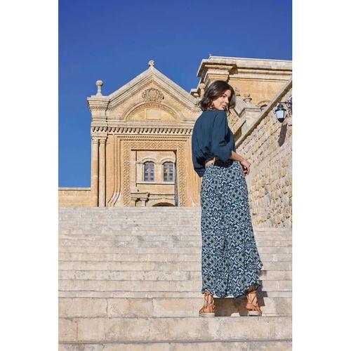 Etnik Desenli Alt Üst Takım