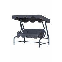 Yekta 3 Kişilik Bahçe Salıncağı Balkon Salıncak 200 cm Antalya