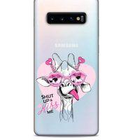 Zoologix (14) Samsung Galaxy S20 Ultra Şeffaf Kılıf Silikon Desenli