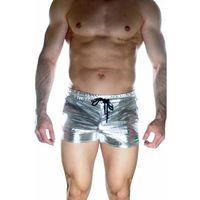 Erkek Gümüş Lame Short