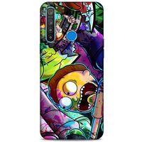 Realme 5i Uyumlu Kılıf Rick And Morty (41) Tank Kılıf Story Train Rick