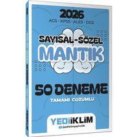 2026 AGS KPSS ALES DGS Sayısal Sözel Mantık Tamamı Çözümlü 50 Deneme Yediiklim Yayınları