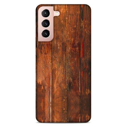 Lopard Samsung Galaxy S21 Uyumlu Kılıf Wood'X (4) Koruma Kılıfı Desenli
