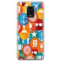 Xiaomi Redmi Note 9 Pro Kılıf Yaz Arka Kapak Koruma Desenli Full Koruyucu