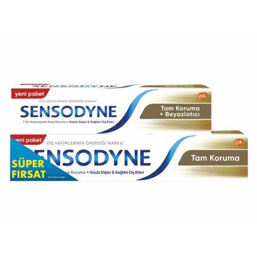 Sensodyne Tam Koruma 75 Ml + Tam Koruma Beyazlatıcı Diş Macunu 50 Ml