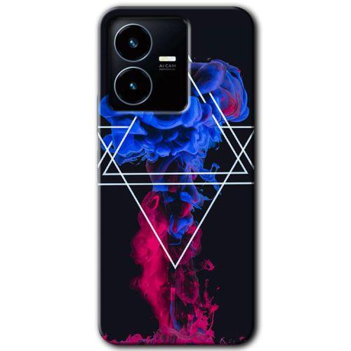 Vivo Y35s Kılıf HD Desen Baskılı Arka Kapak - Mekanik Duman 1
