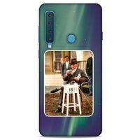 Samsung Galaxy A9 2018 Kılıf Atatürk (21) Koruyucu Kapak Yeşil Gökyüzü