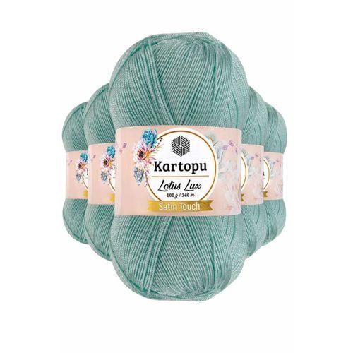 5 Adet Lotus Lux Bikini Büstiyer Bluz Simli Örgü İpi K507 Mint