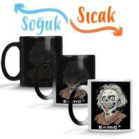 E=mc2 Matematik Sihirli Kupa Bardak Porselen