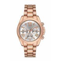 Zarif Ve Şık Özel Tasarım Roma Rakam Detaylı Metal Bayan Kol Saati (rose)