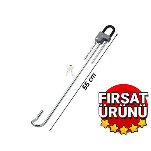 Drs tuning Oto Baston Kilit Çelik Gövde Anahtarlı Direksiyon Kilit