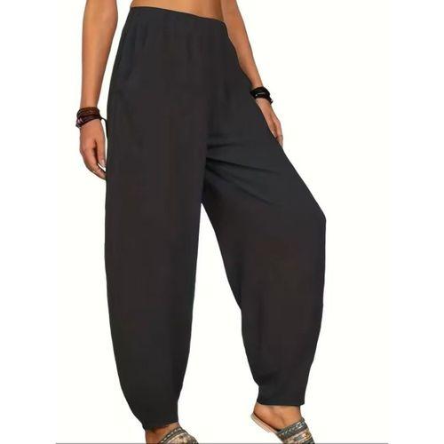 Kadın Yüksek Bel Cep Detaylı Pantolon