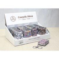 Taşlı El Aynası Anahtarlık