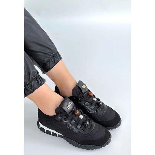 Tues Siyah Nubuk Bağcıklı Spor Ayakkabı