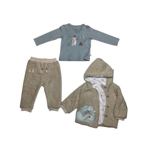 Bibaby Bibaby Happy Camper 3'Lü Set 73335 Bej
