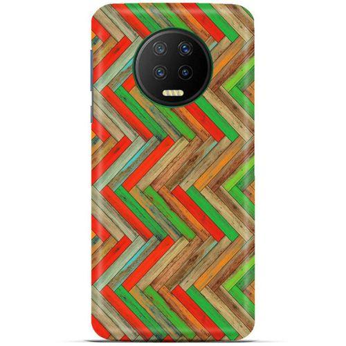 Lopard İnfinix Note 7 Uyumlu Kılıf Wood'X (34) Slim Armor Kılıf Desenli
