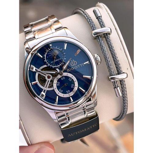 Bigotti Otomatik Ve Kurmalı Çelik Karatma Ve Renk Atma Yapmaz 5 Atm Erkek Kol Saati EBG.10683.3