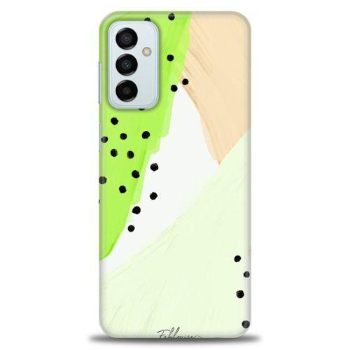 Samsung Galaxy M23 Kılıf HD Baskılı Kılıf - Fıstık Yeşili + Tam Ekran Koruyucu