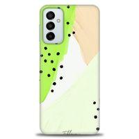 Samsung Galaxy M23 Kılıf HD Baskılı Kılıf - Fıstık Yeşili + Tam Ekran Koruyucu