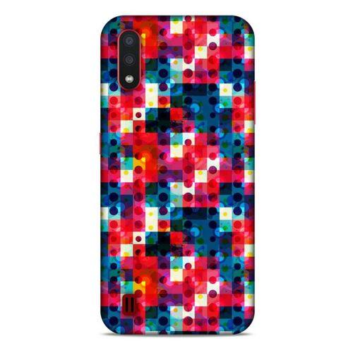 Geometrix 19 Samsung Galaxy A01 Kılıf Silikon Kapak