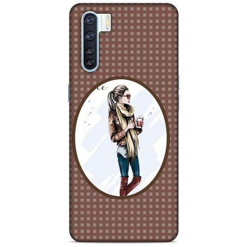 Sokak Modası 55 Oppo A91 Kılıf Desenli Silikon