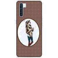 Sokak Modası 55 Oppo A91 Kılıf Desenli Silikon