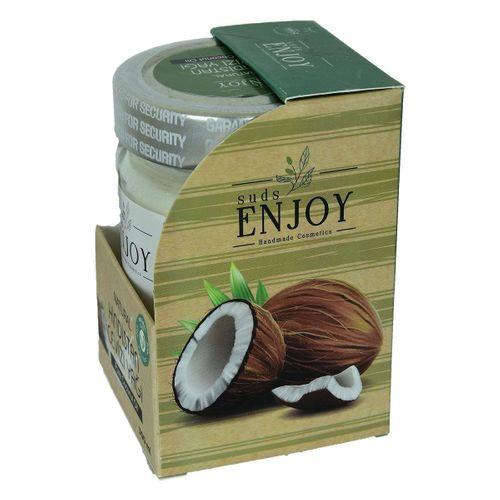 Enjoy Hindistan Cevizi Yağı Soğuk Pres Saf Doğal Cam Kavanoz 300 Gr