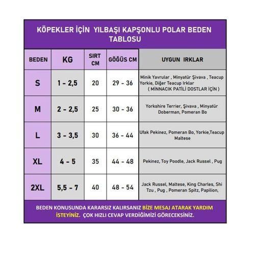 Biscotti Bear Kırmızı Xmas Köpek Kıyafeti | Kapüşonlu Polar Noel Sweatshirt | Küçük Irklar İçin