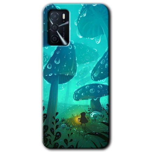 OPPO Oppo A16 Kılıf HD Desen Baskılı Arka Kapak - Silhoutte Dropss