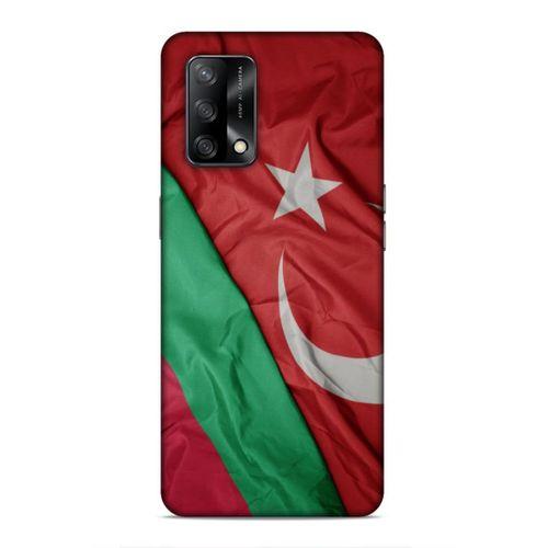 Oppo A74 4G Uyumlu Kılıf Azarbaijan (10) Full Koruma Kılıfı Türk & Azerbaycan Bayrak