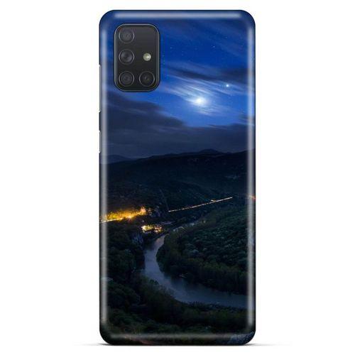 Lopard Samsung Galaxy M51 Uyumlu Kılıf Gece'S (50) Shockproof Kılıf Şehir Işıkları