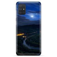 Lopard Samsung Galaxy M51 Uyumlu Kılıf Gece'S (50) Shockproof Kılıf Şehir Işıkları