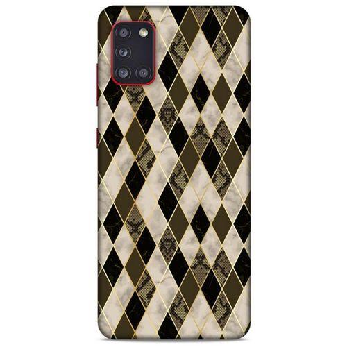 Mermer Desenli (2) Tema Kabı Bej Samsung Galaxy A31 Kılıf