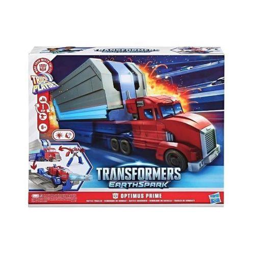 Eğitici Çocuk G0750 Transformers Earthspark Optimus Prime Savaş Tırı Oyun Seti