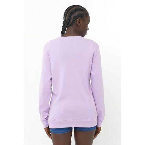 Süperlife Kadın Bisiklet Yaka Regular Fit Sweatshirt spr21k17