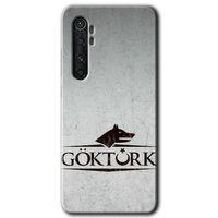 MRCİLETİSİM Xiaomi Mi Note 10 Lite Kılıf HD Desen Baskılı Arka Kapak + Temperli Cam - Göktürk
