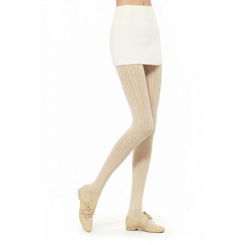 Vog Kadın Kalın Desenli Külotlu 711 Kahve 1