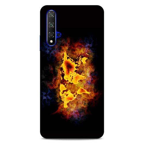 Lopard Huawei P Smart S 2020 Uyumlu Kılıf FireX (43) Thin Fit Kılıf Dünya Haritası
