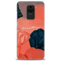 Xiaomi Redmi Note 9 Kılıf HD Baskılı Kılıf - Breathe + Tam Ekran Koruyucu