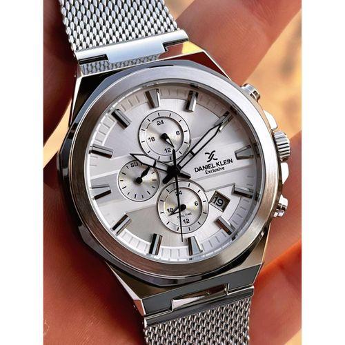 Daniel Klein Hasır Kordon İtalyan Tasarım Bileklik Hediyeli 2 Yıl Garantili Erkek Kol Saati E14234.1