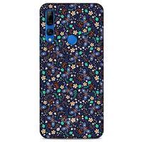 Huawei Y9 Prime 2019 Kılıf Kelebek Etkisi (8) Baskılı Kılıf Turkuaz Beyaz